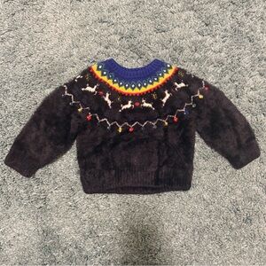 Hanna Andersson Festive Fair Isle Pullover in Very Merry | Size 2T